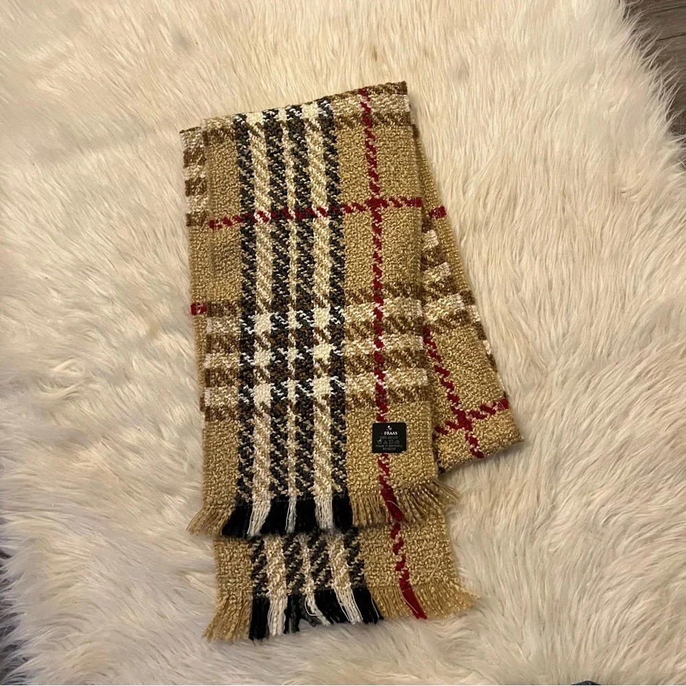 V. Fraas Plaid Scarf